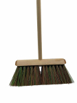 Hillbrush 12" Stiff Sherbro/Polypropylene Broom Complete Hillbrush 12" Stiff Sherbro/Polypropylene Broom Complete